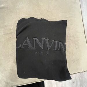 Lanvin Black Logo Sweatshirt
